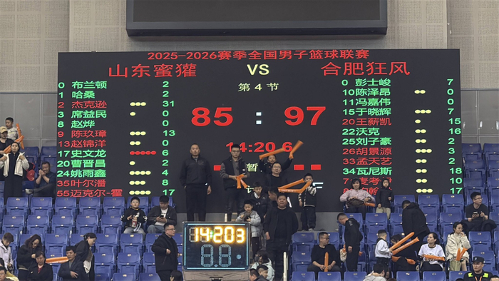 山东蜜獾常规赛收官战惜败合肥狂风 锁定季后赛